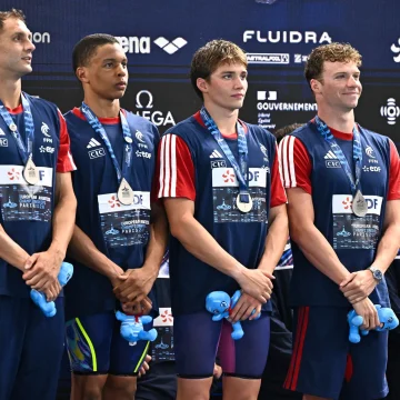Les Bleus décrochent l&rsquo;argent au relais 4x200m lors des Championnats d&rsquo;Europe de natation