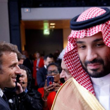 FRANCE-POLITICS-DIPLOMACY-SUMMIT-FINANCE-CLIMATE Visite officielle de Mohammed Ben Salmane à Paris