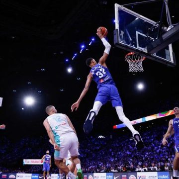 920a9b05-9c11-480e-965a-b2e771f5a967 Victor Wembanyama brille à Bercy lors de la victoire contre la Slovénie