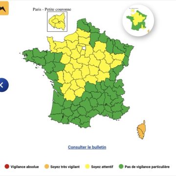 923dd6bb-b28c-42ca-b5de-c4ad1de5e690 Alerte Orages: 39 Départements en Vigilance Jaune