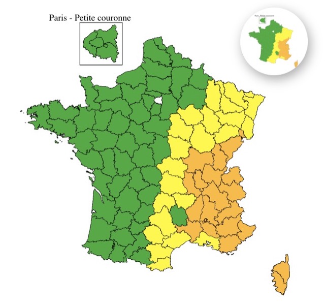 936a9a40-d8f0-4d1b-b6e3-fa766b9e4d19 Alerte Canicule : Vigilation Orange dans 20 Départements