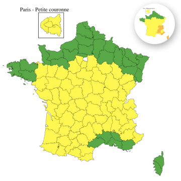 Prévisions Météorologiques : Vigilance Jaune pour 65 Départements