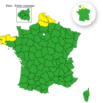 aa2360df-108f-4c4b-8152-1874ec3924e4 Alerte Météo : Vigilance Jaune dans Cinq Départements