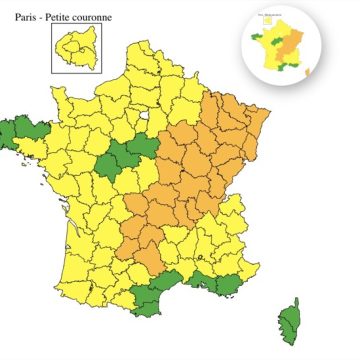 26 départements en vigilance orange pour orages selon Météo-France