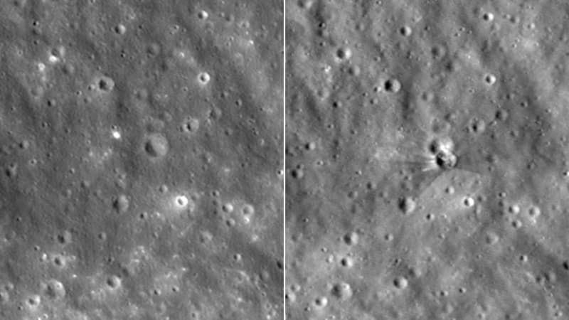 b4f20636-2711-43cc-a4d3-2931282a69c0 Impact d’une fusée Falcon 9 sur la Lune : Nouvelles images de la Nasa