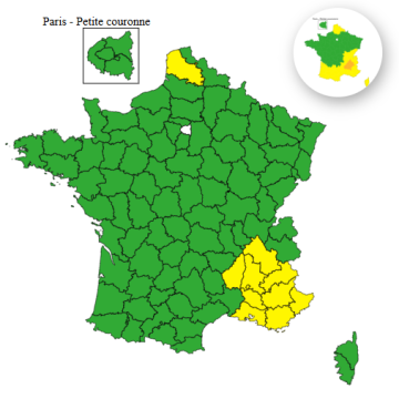 Vigilance météo : Alerte pluie et orages dans dix départements
