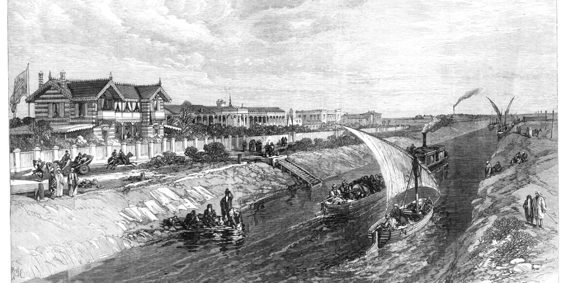 Suez, canal historique et l&rsquo;influence européenne
