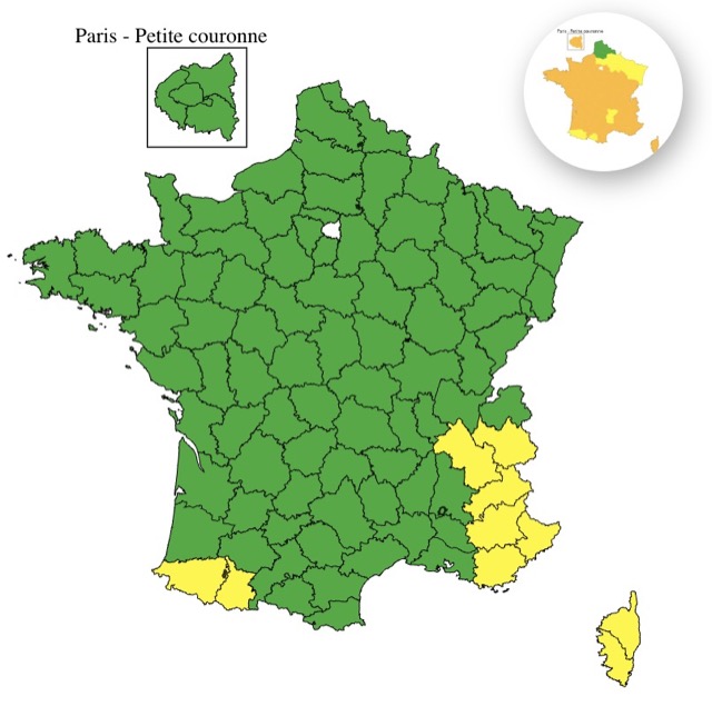 cd0d748a-98a7-4f95-9852-0401885db631 Vigilance jaune pour dix départements en raison de risques orageux
