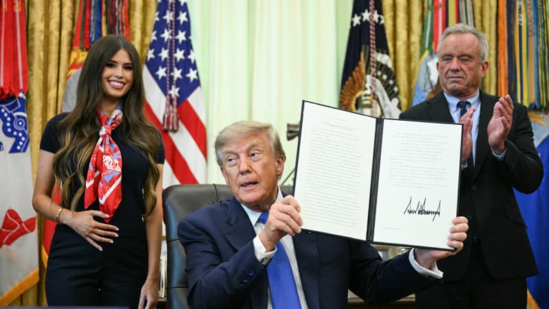 dd8ed8e2-dfc8-4966-87a8-5a1ecf599477 Donald Trump et les nouvelles recommandations vaccinales controversées