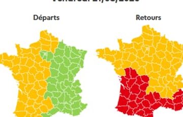 Trafic intense à l&rsquo;approche de la fin des vacances d&rsquo;été