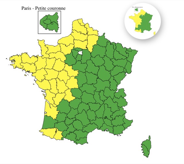 f4f78779-ef52-45c2-bd0f-16f833d82f3c 30 départements en vigilance jaune pour les orages