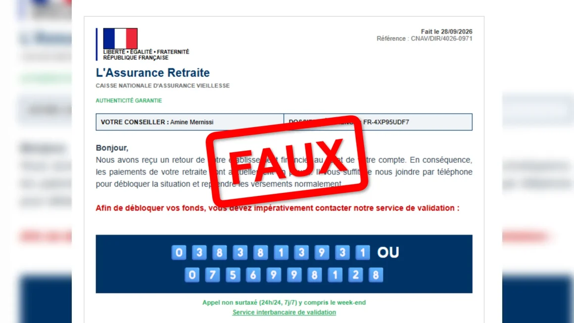 Alerte aux arnaques par e-mail usurpant la CNAV