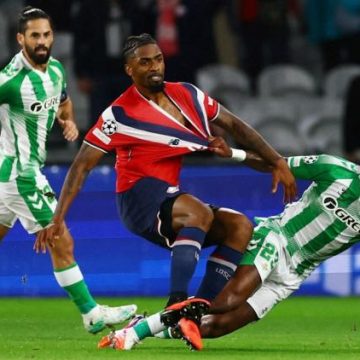 Lille s&rsquo;incline face au Betis Séville lors de la Ligue des champions