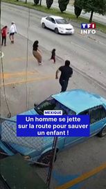 Un acte héroïque pour sauver un enfant à Puebla