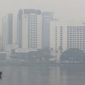 Pollution de l&rsquo;air en Malaisie due aux feux de forêts en Indonésie