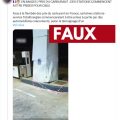 La vérité derrière la prétendue station-essence vandalisée