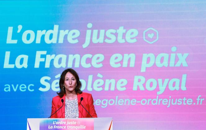 34a131f6-b1a7-48ae-93e4-61df8b6de6b7 Ségolène Royal ressuscite son slogan ‘L’ordre juste’