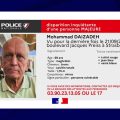 Appel à témoins pour la disparition inquiétante d&rsquo;un sexagénaire à Strasbourg