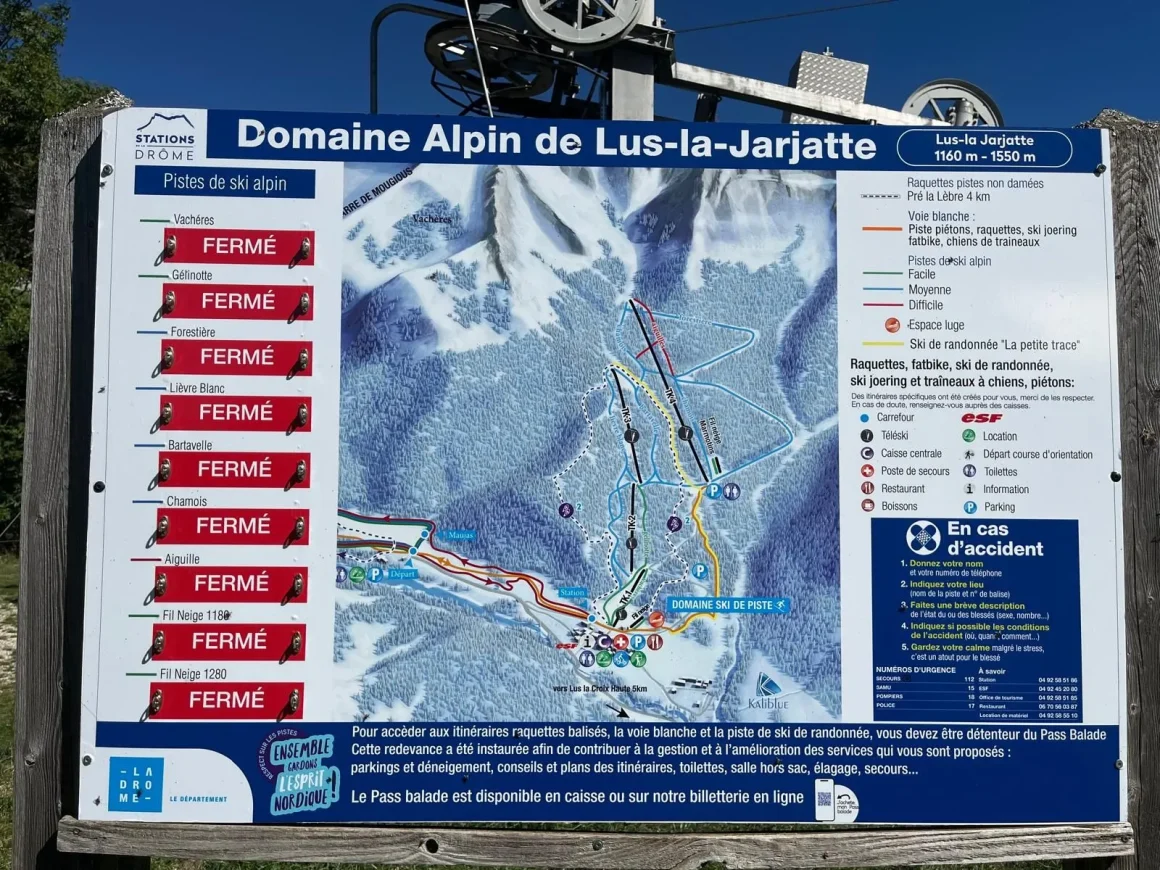 Fermeture de la station de ski de Lus-la-Jarjatte