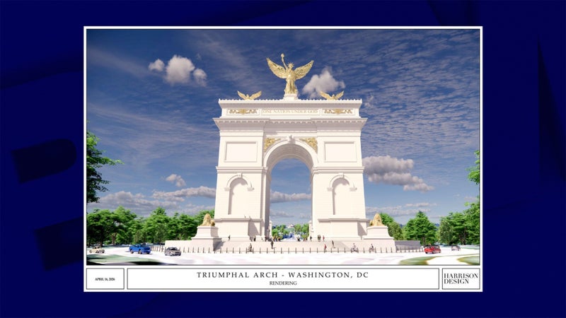 3fc1b190-4577-451c-8dcb-5226e7f14ba3 Le projet controversé de Donald Trump pour un arc de triomphe à Washington