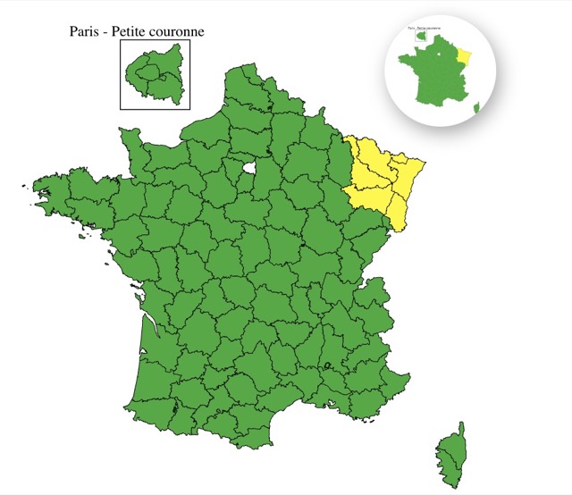 4895a526-7af8-4244-8472-6f17006f99f9 La vigilance jaune pour orages dans cinq départements