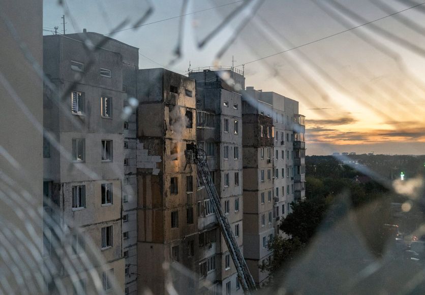 Several injured after Russian drone strikes in Kyiv districts Les récents évènements autour de la guerre en Ukraine