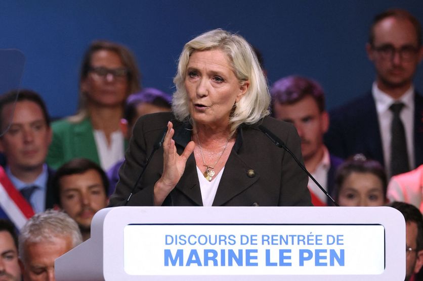 FRANCE2027-POLITICS-ELECTION-RN Marine Le Pen et le Logement : Priorité de Sa Campagne