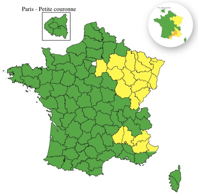 85703e43-0d2d-49d5-8b28-3967481158f2 Météo-France émet une alerte jaune pour 20 départements en raison d’orages