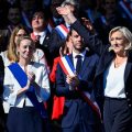 Marine Le Pen lance sa campagne présidentielle entourée de ses proches