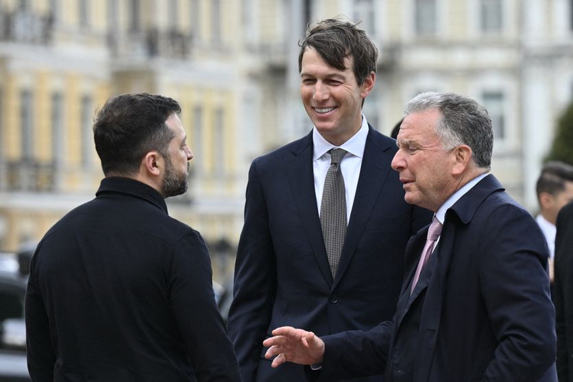 UKRAINE-US-RUSSIA-DIPLOMACY-CONFLICT-WAR Visite diplomatique à Kiev : Les émissaires américains présentent un plan de paix