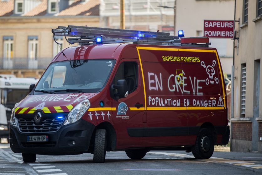 FRANCE-FIRESTATION-FIREMEN-STRIKE Les pompiers en France demandent davantage de moyens après un été d’incendies