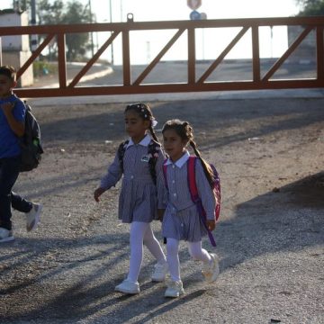 MIDEAST-WEST BANK-NABLUS-NEW SCHOOL YEAR La Vie à Qusra Sous Tension