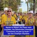 Léon XIV Acclamé par la Foule à Paris