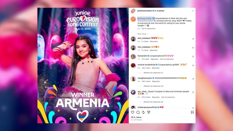 0d36847b-b1db-4366-b65e-8f5e8259770d Naré remporte l’Eurovision Junior 2026
