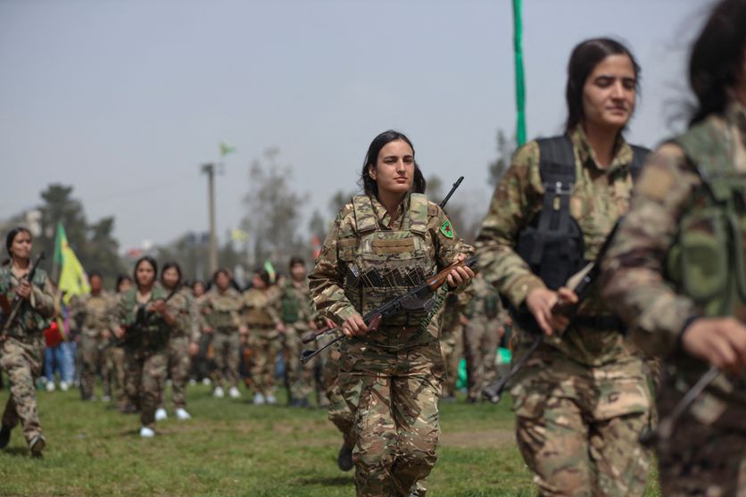 Hasakah Syria Kurdish YPJ Changements politiques et militaires au Rojava