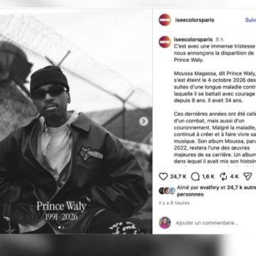 Le décès du rappeur Prince Waly après une longue maladie
