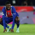 Ousmane Dembélé blessé lors du match PSG-Barcelone