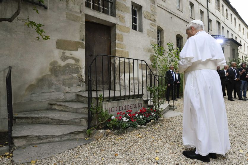 POPE LEO XIV MEETS SYNODAL ASSEMBLY, CATECHUMENS AND NEOPHYTES IN PARIS Commémoration des martyrs de septembre 1792 à Paris