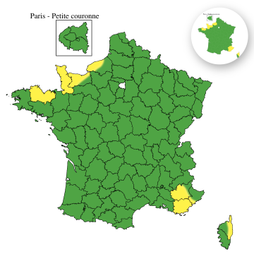 30f71c97-2a41-4667-8a13-e4080d92d673 Huit départements en vigilance jaune pour les orages