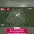 Des couvre-feux s&rsquo;imposent à travers la France