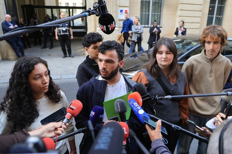FRANCE-POLITICS-EDUCATION-STUDENTS Les figures de la mobilisation lycéenne et étudiante en France