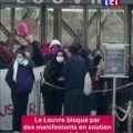 Accès au Louvre bloqué par des manifestants