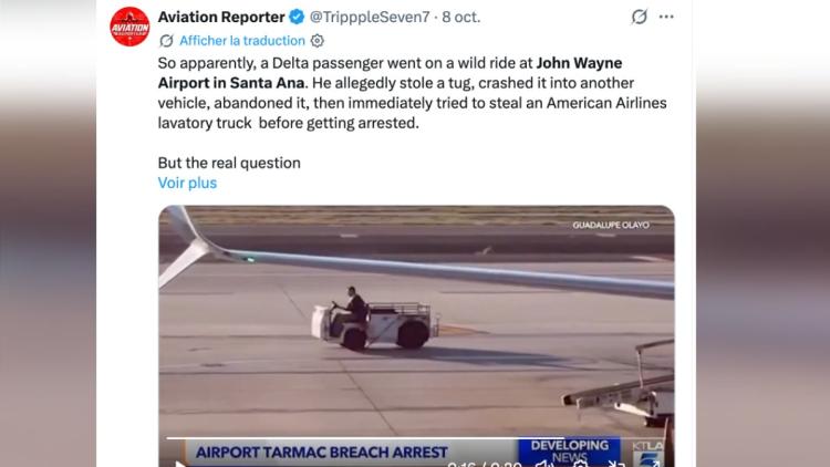 70886729-0e21-4242-9204-e4b5eeaf32d6 Une intrusion sur le tarmac d’un aéroport californien provoque le chaos