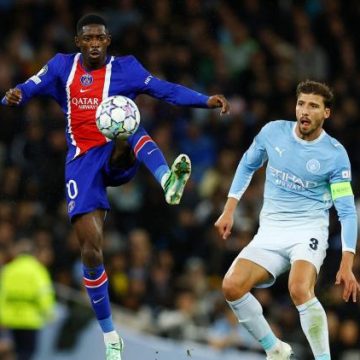 757cf215-ef08-4091-8998-9202ccb99e26 Ousmane Dembélé se distingue lors de la victoire du PSG contre Manchester City