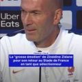 Zinédine Zidane ressent une forte émotion en revenant au Stade de France