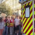 Manifestation lycéenne et soutien aux pompiers à Paris