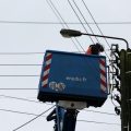 Interventions d&rsquo;Enedis après les tempêtes en Bretagne et Normandie