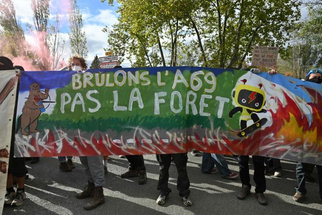 a3fb57e8-f8ab-4b5a-a0e9-3da06a0df7b2 Manifestation contre l’autoroute A69 entre Castres et Toulouse