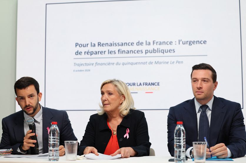 FRANCE2027-POLITICS-ELECTION-RN Les orientations économiques du Rassemblement national pour 2027