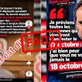 Fausses déclarations attribuées à des membres du gouvernement